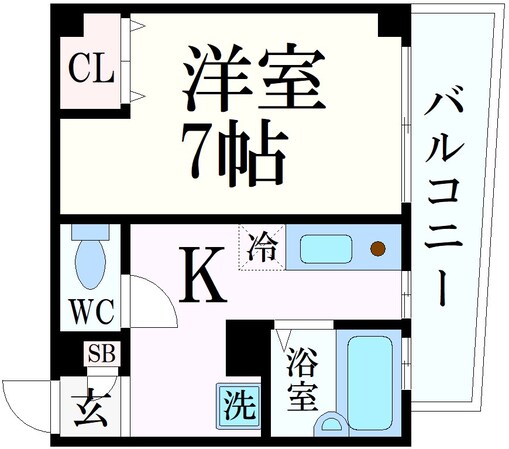 御影駅 徒歩1分 1階の物件間取画像